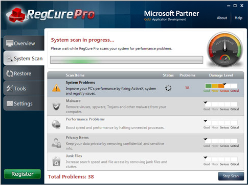 regcure pro malware